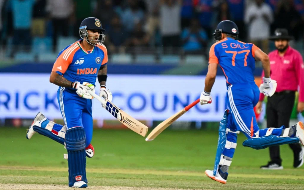 Suryakumar Yadav and Shubman Gill for India - (Source: AFP)
