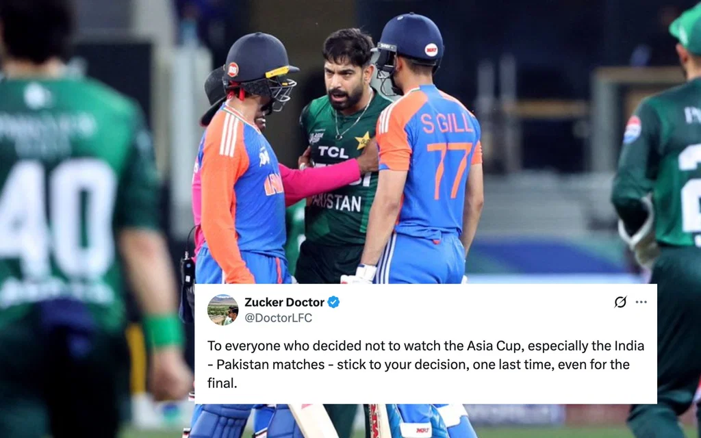 Fans run boycott trend for Asia Cup 2025 final [Source: @garima_011, DoctorLFC/X.com]