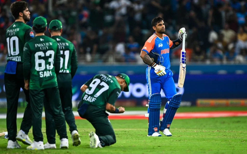 Suryakumar Yadav against Pakistan (Source: AFP)