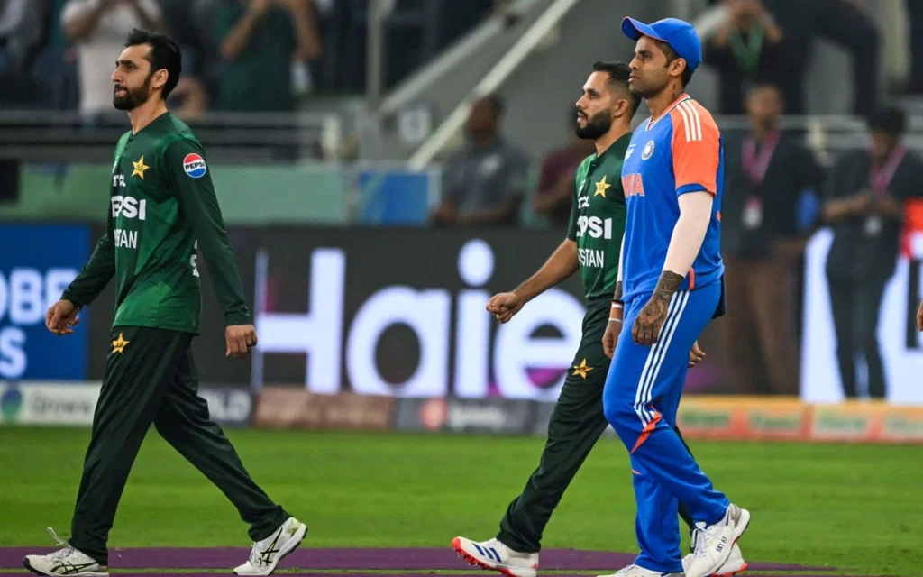  Agha Salman and Suryakumar Yadav (Source: AFP)