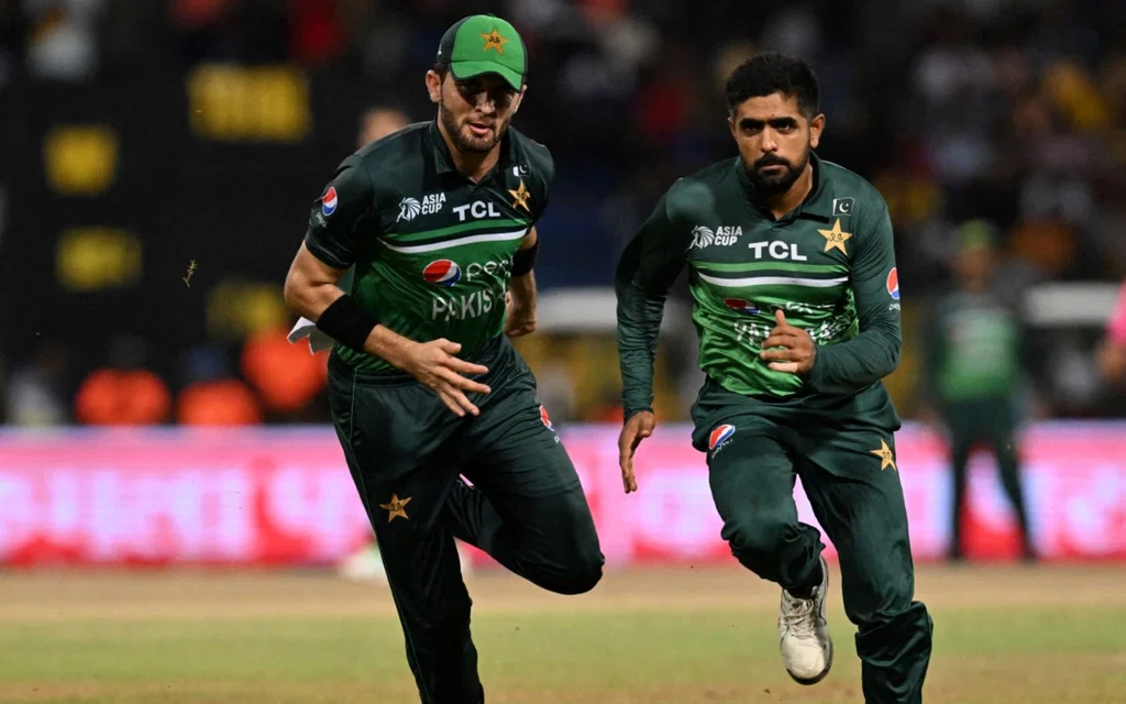 Babar Azam and Shaheen Afridi for Pakistan - (Source: AFP)