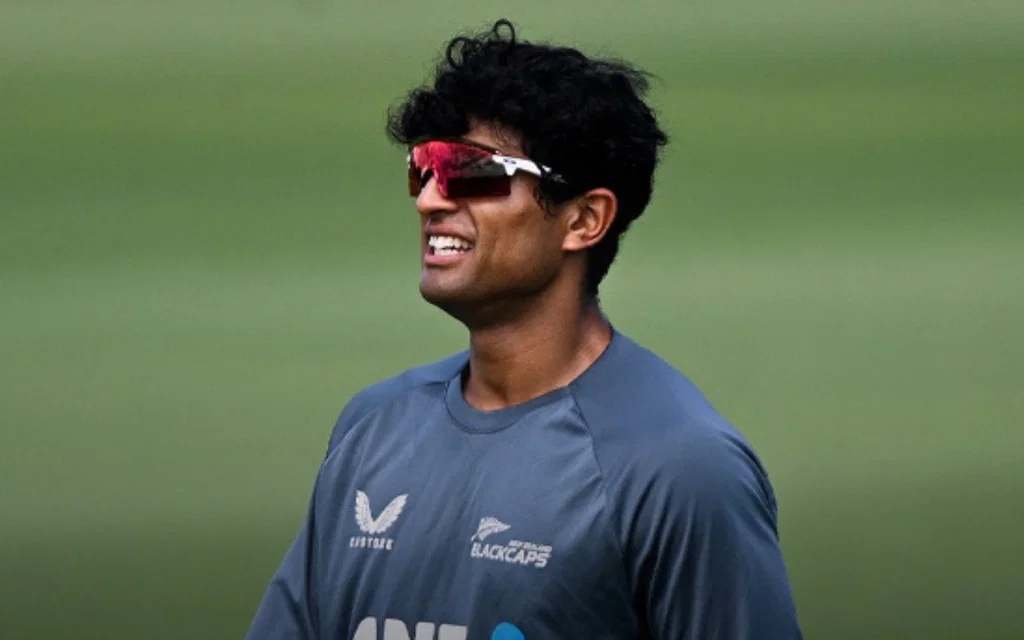 Rachin Ravindra suffered a facial injury [Source: @BLACKCAPS/x.com]