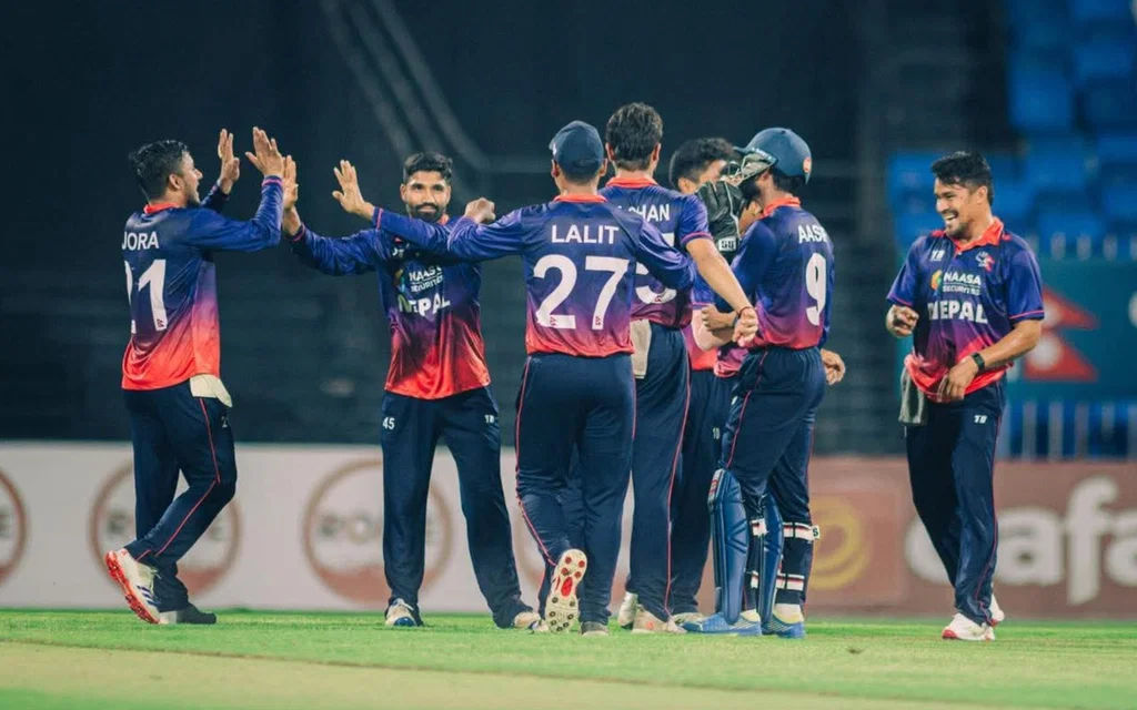 Nepal defeated West Indies in the 2nd T20I [Source: @okaymahesh/x.com]