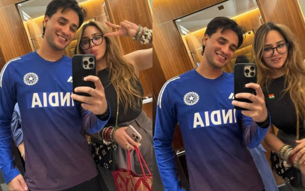 Abhishek Sharma's sister reacts to his Asia Cup win [Source: @Rajatpathak45/X.com]