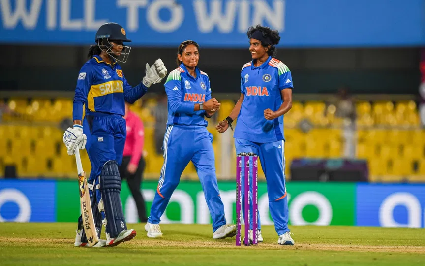 भारतीय ने श्रीलंका को हराया [Source: @BCCIWomen/x]