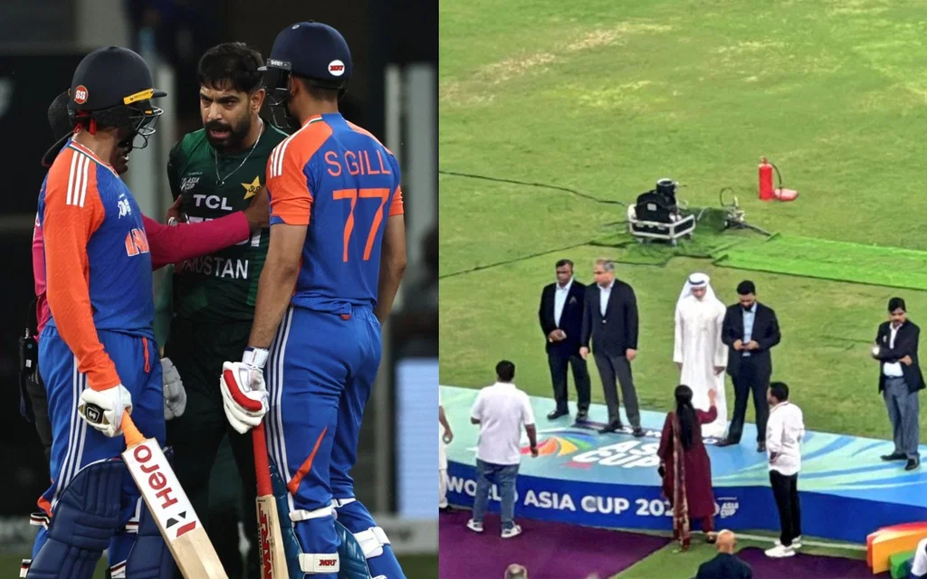 India and Pakistan players [Source: AFP, @yadav_shubham12/x]