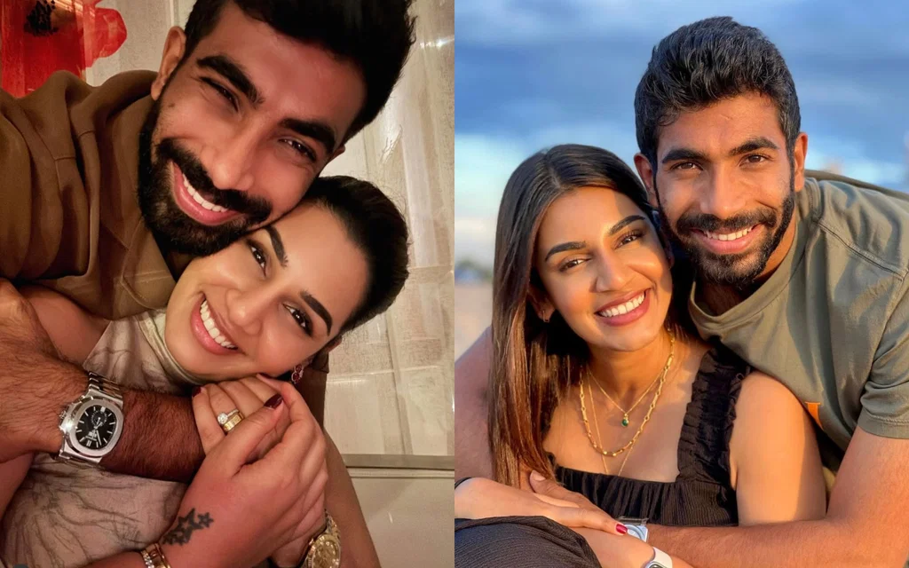  Jasprit Bumrah and Sanjana Ganesan [Source: sanjanaganesan/Instagram]