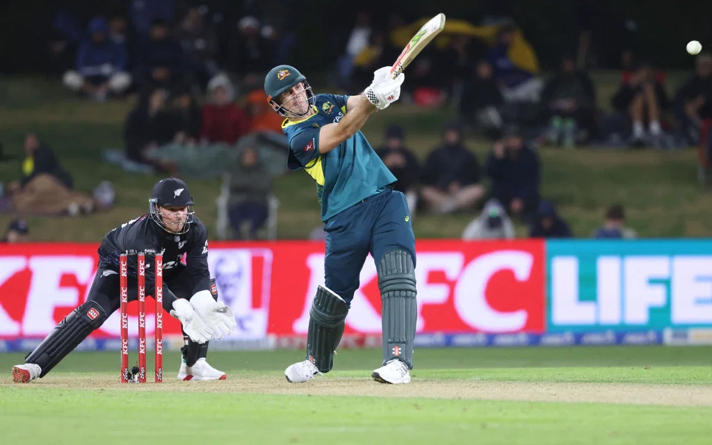 Mitchell Marsh vs NZ [Source - AFP]