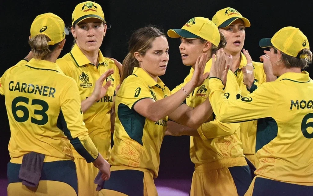 Australia Women dominate in first World Cup game [Source: @cricketworldcup/X.com]