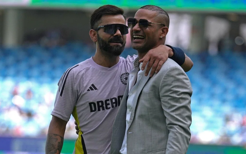Shikhar Dhawan on his fight with Virat Kohli (Source: @ImTanujSingh/x.com)