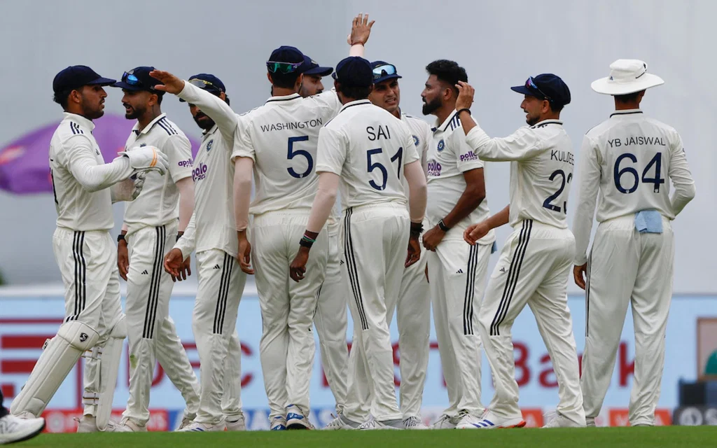 India bowlers were at their best on Day 1 [Source: @BCCI/x.com]