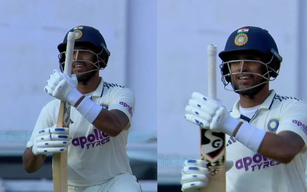 Dhruv Jurel's unique celebration (Source:@Crex_live,x.com)