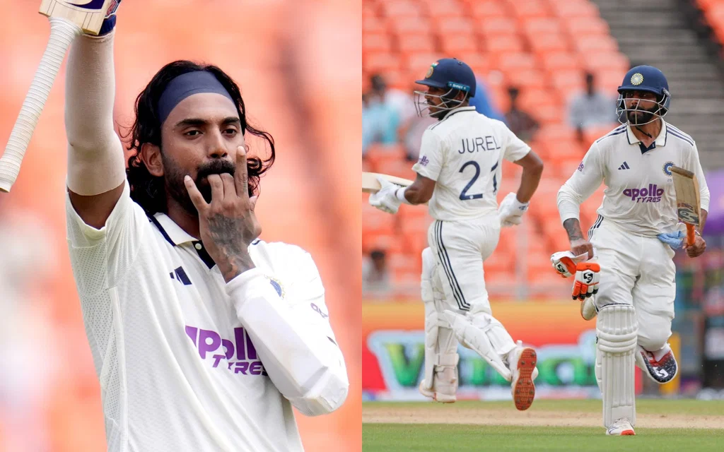 KL Rahul, Dhruv Jurel and Ravindra Jadeja [Source: @BCCI/x]