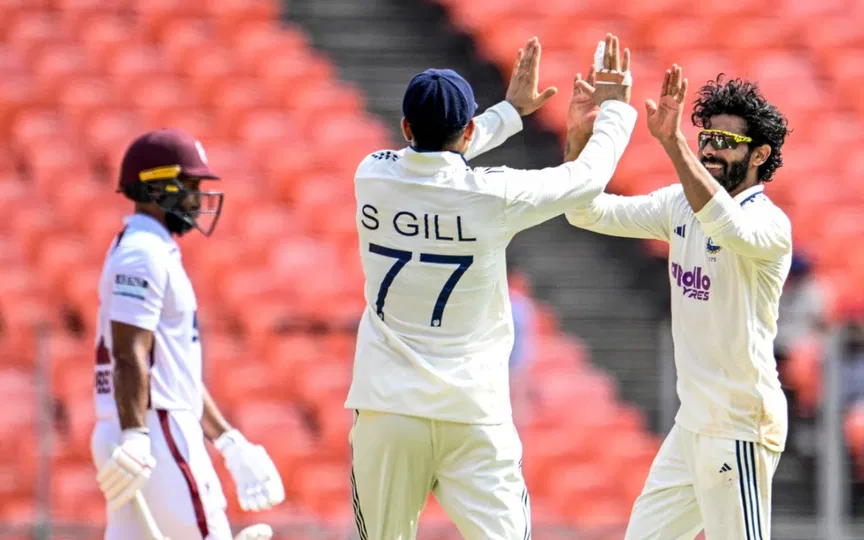 Ravindra Jadeja show steals limelight as India destroy WI to win 1st Test in Ahmedabad