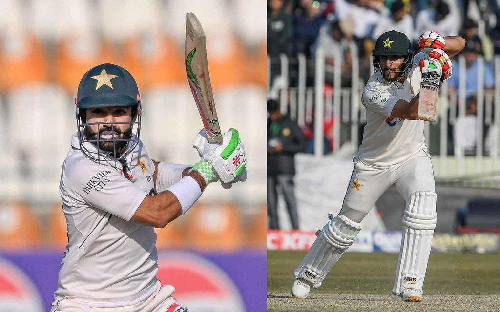 Mohammad Rizwan and Salman Ali Agha (Source: AFP)