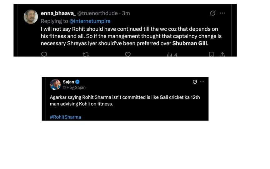 Fans criticizing BCCI (Source:@Hey_Sajan,x.com) 