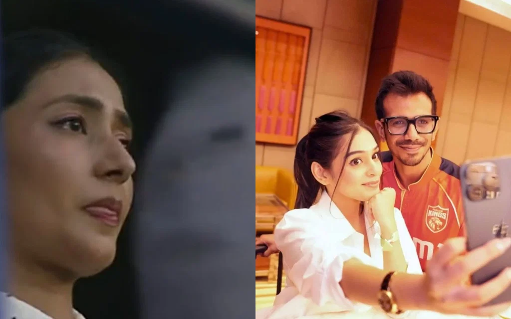 Yuzvendra Chahal and Dhanashree Verma (Source: @MissMalini/X.com)