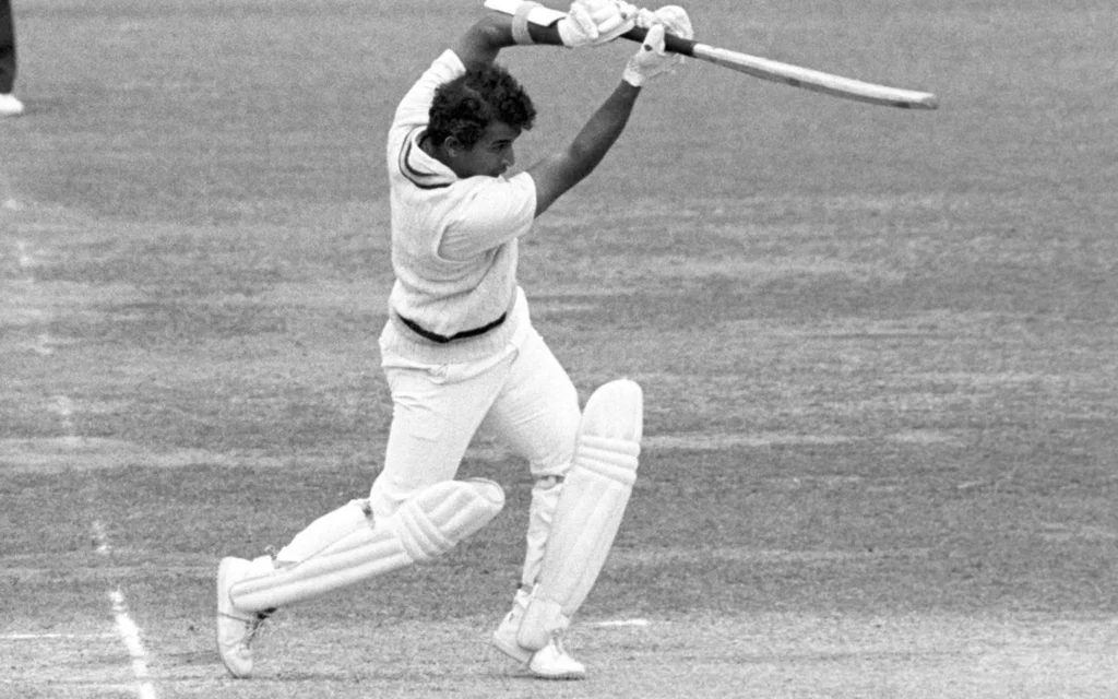 Sunil Gavaskar's unbeaten 236 against West Indies (Source: @VUSportOfficial/x.com)