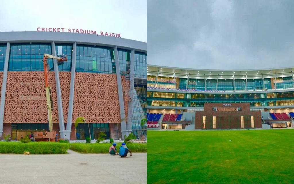 Rajgir International Cricket Stadium set to launch soon [Source: @ThakurVish80259/X.com]
