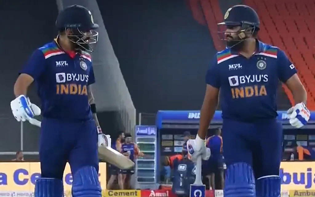 Rohit Sharma-Virat Kohli's iconic partnership (Source: @Enchante__18/x.com)