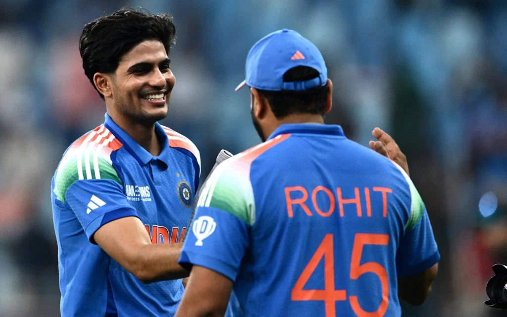 Gill replaced Rohit as India's ODI captain [Source: AFP]