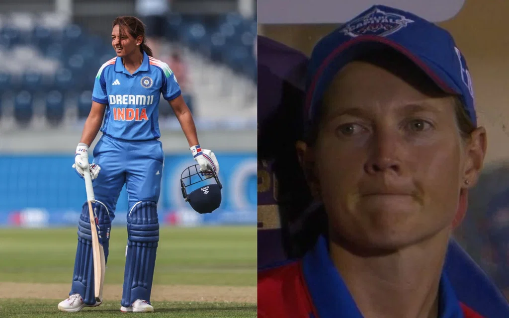 Harmanpreet Kaur and Meg Lanning [Source: @BCCIWomen, @goats_legend/x]