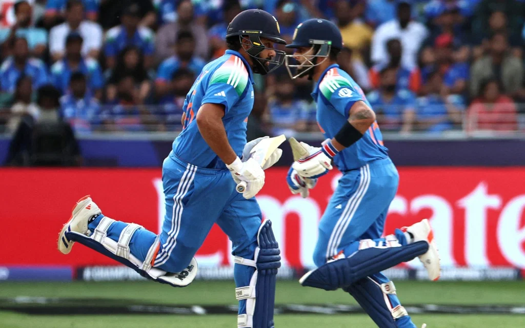 Virat Kohli and Rohit Sharma - (Source : AFP)