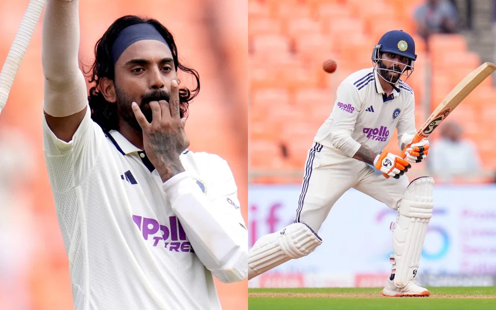 KL Rahul and Ravindra Jadeja [Source: @BCCI/x]