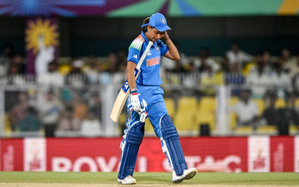 Harmanpreet Kaur flops - (Source: AFP)