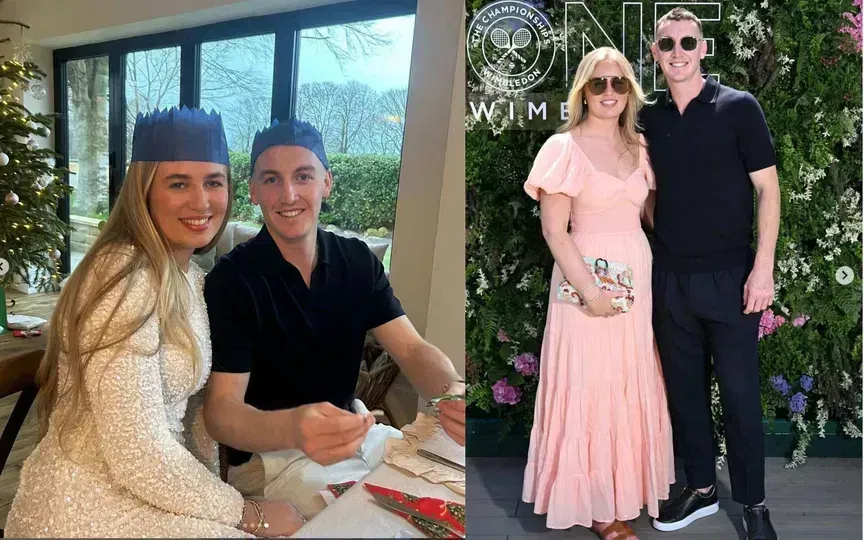 England's white-ball captain spending time with his fiance' (Instagram.com/harry_brook88)