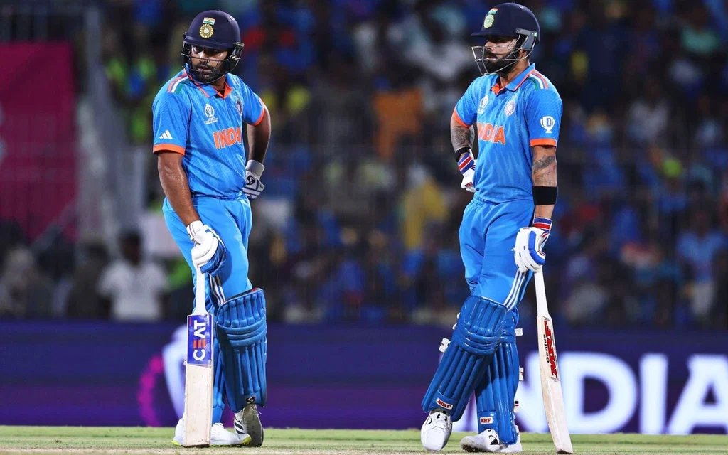 Virat Kohli and Rohit Sharma (Source: @SPORTYVISHAL/x.com)