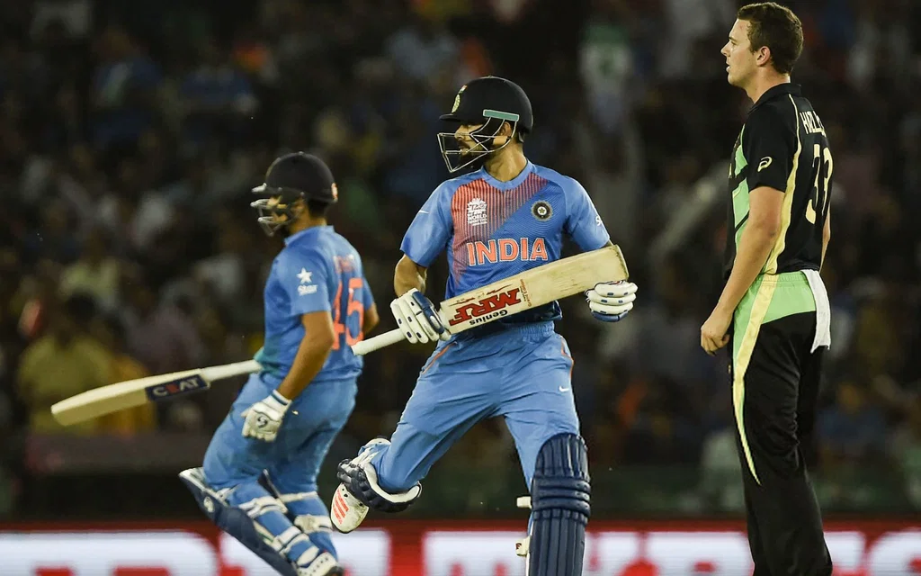Virat Kohli, Rohit Sharma vs AUS (Source:@ImV_kohli_Fan/X.com)