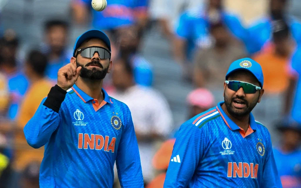 Virat Kohli and Rohit Sharma for India - (Source: AFP)