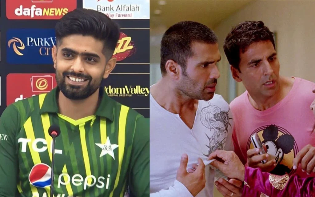 Babar Azam compared to Bollywood star (Source:@Na_kuul/X.com)