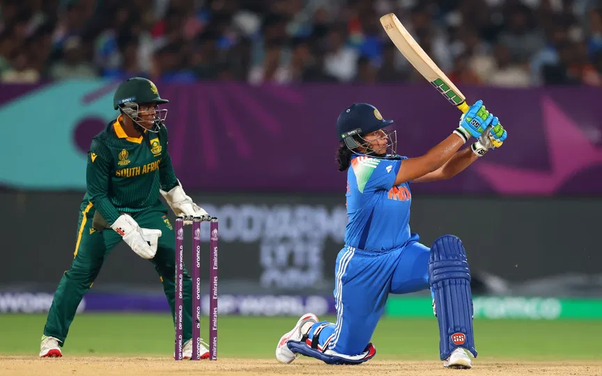 ऋचा घोष बनाम दक्षिण अफ्रीका (स्रोत: @BCCIWomen/X.com)