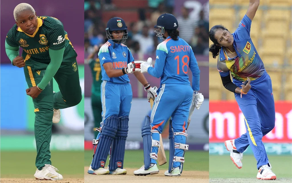 India has struggled against left-arm spin [Source: @juniamafia, @CricketAdd1ct, @ICC/x.com]