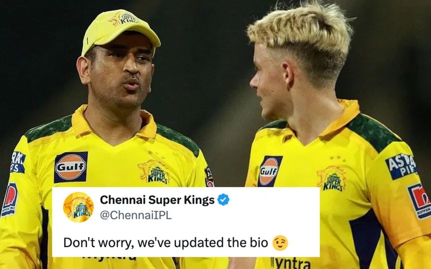 CSK squash rumours of releasing Sam Curran for IPL 2026 with a cheeky social media post
