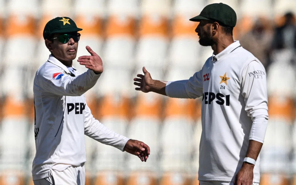 Masood on Lahore wickets [Source: AFP Photo]
