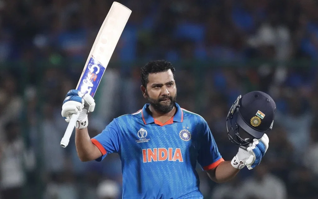 Rohit Sharma's century vs Afghanistan (Source: @mufaddal_vohra/x.com)