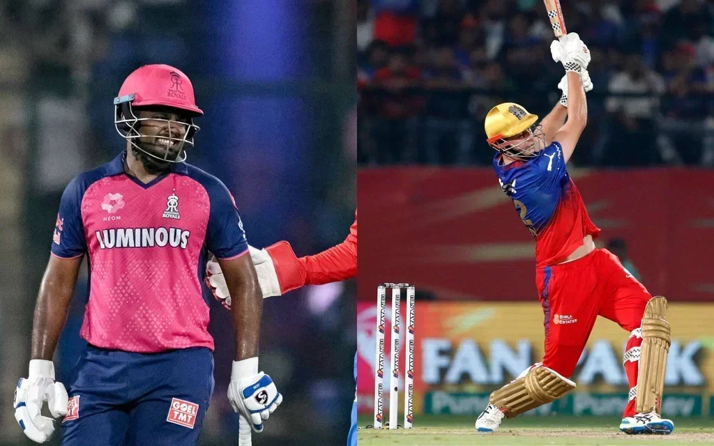 Sanju Samson and Cameron Green [Source: AFP]