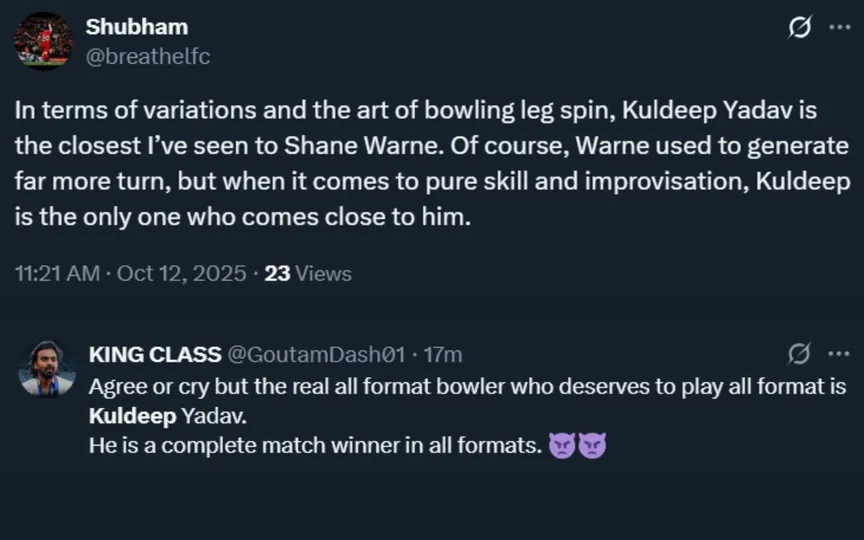 Tweets from users [Source: Screengrab/X.com]