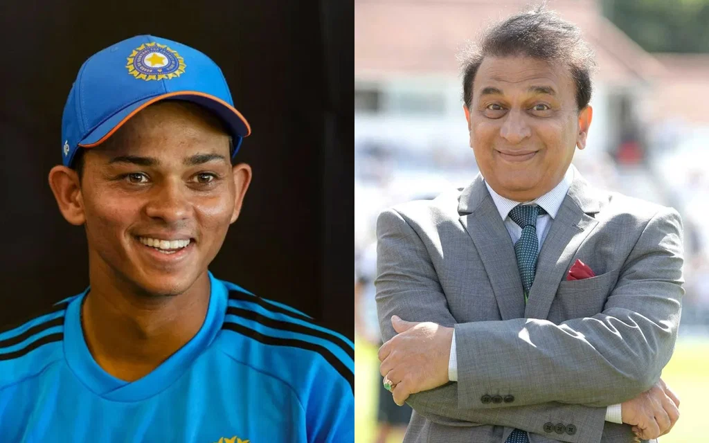 Sunil Gavaskar gives advice to Yashasvi Jaiswal [Source: @omin_pathak/X.com]