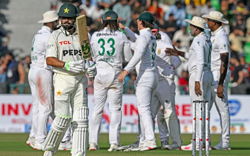 Babar Azam vs South Africa - (Source: AFP)