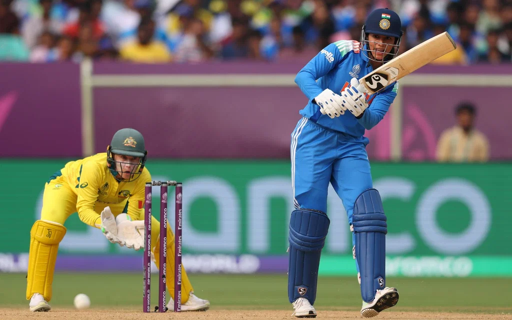 Smriti Mandhana got back amongst the runs vs Aussies [Source: @BCCIWomen/x.com]