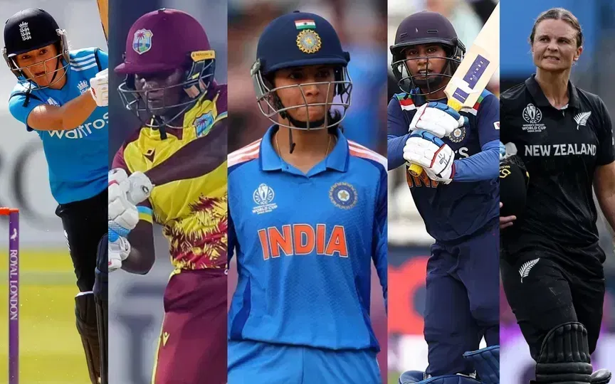 Fastest batters to score 5000 ODI runs in Women's cricket