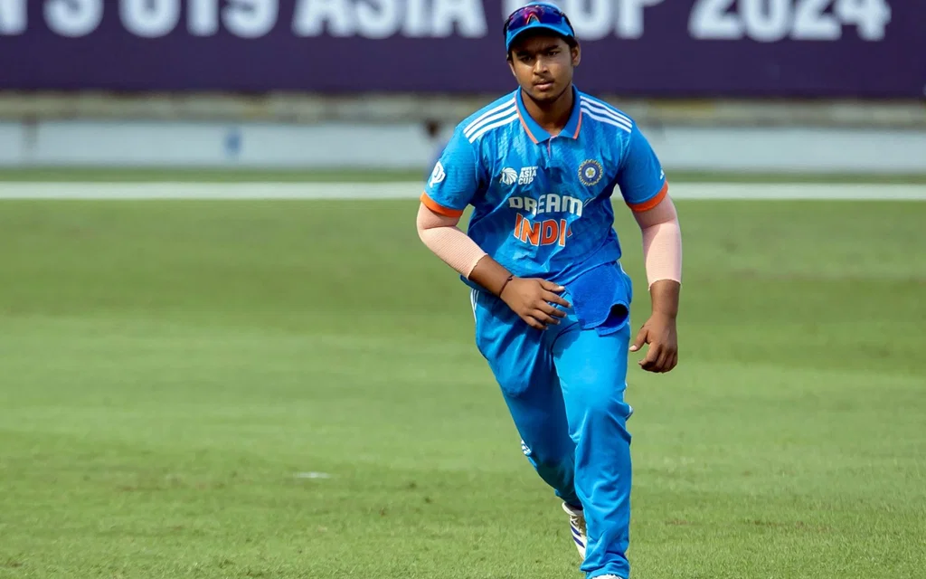 Vaibhav Suryavanshi for India U-19 - (Source: AFP)
