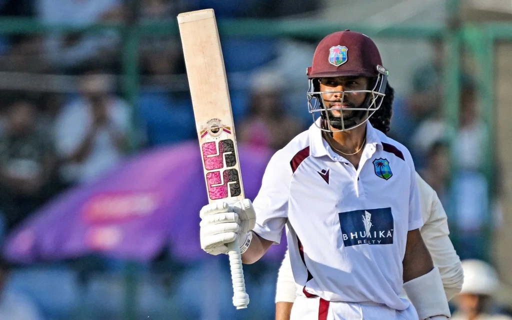 Shai Hope against India (Source: AFP)