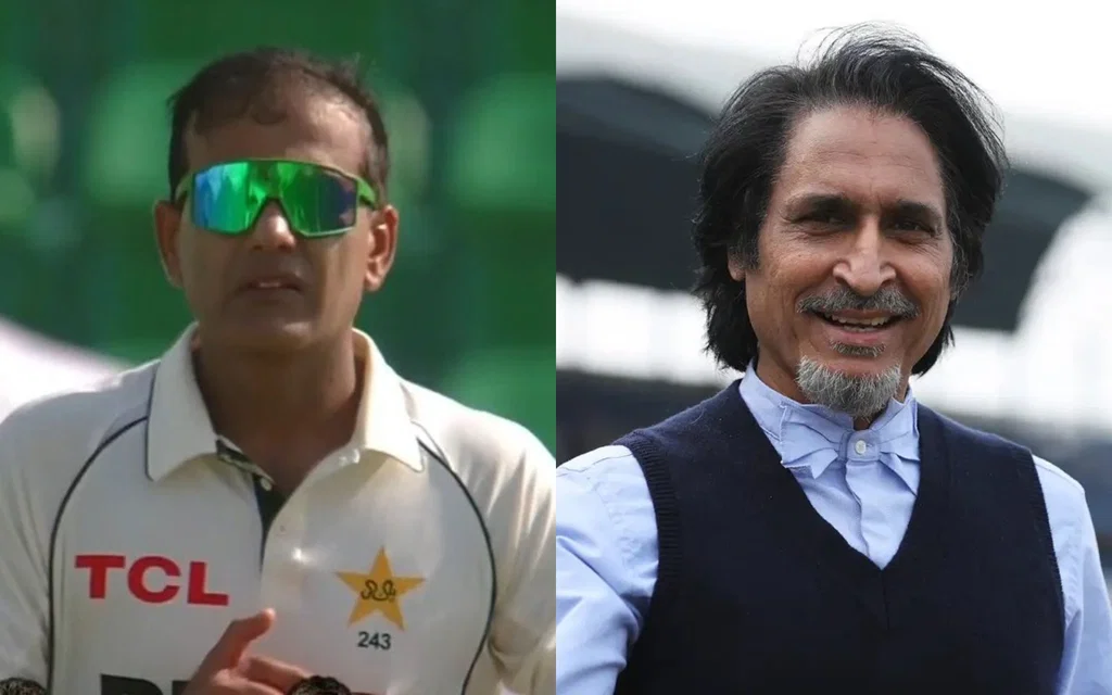 Ramiz Raja trolls Noman Ali on live TV [Source: @CallMeSheri1_, @cricketandstuff/X.com]