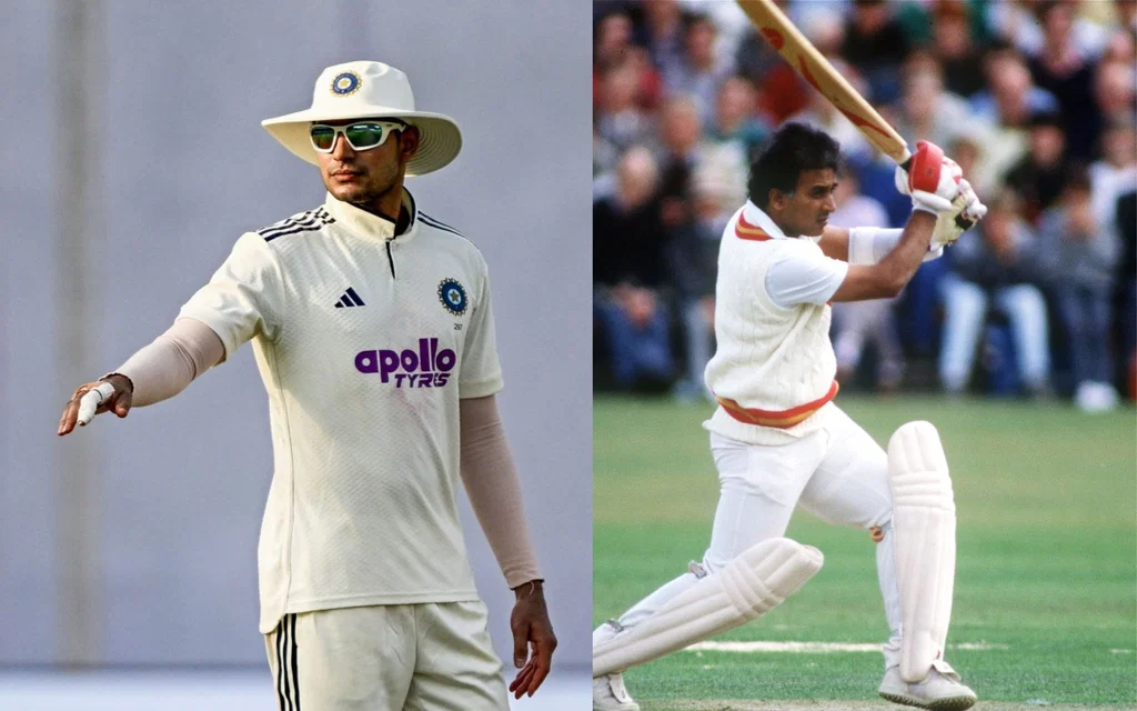 Shubman Gill vs Sunil Gavaskar (Source:@ AFP and ICC,X.COM)