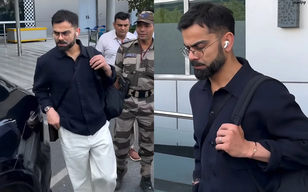 Virat Kohli arrives in Delhi [Source: @Trend_VKohli/X.com]